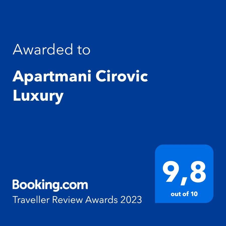 Apartmani Cirovic Luxury 赫尔采格诺维 外观 照片